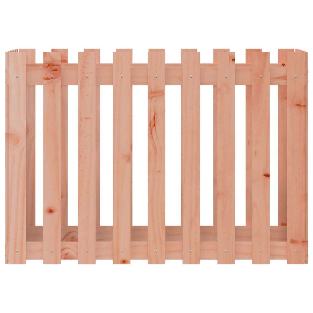 vidaXL Hochbeet Lattenzaun-Design 100x50x70 cm Massivholz Douglasie