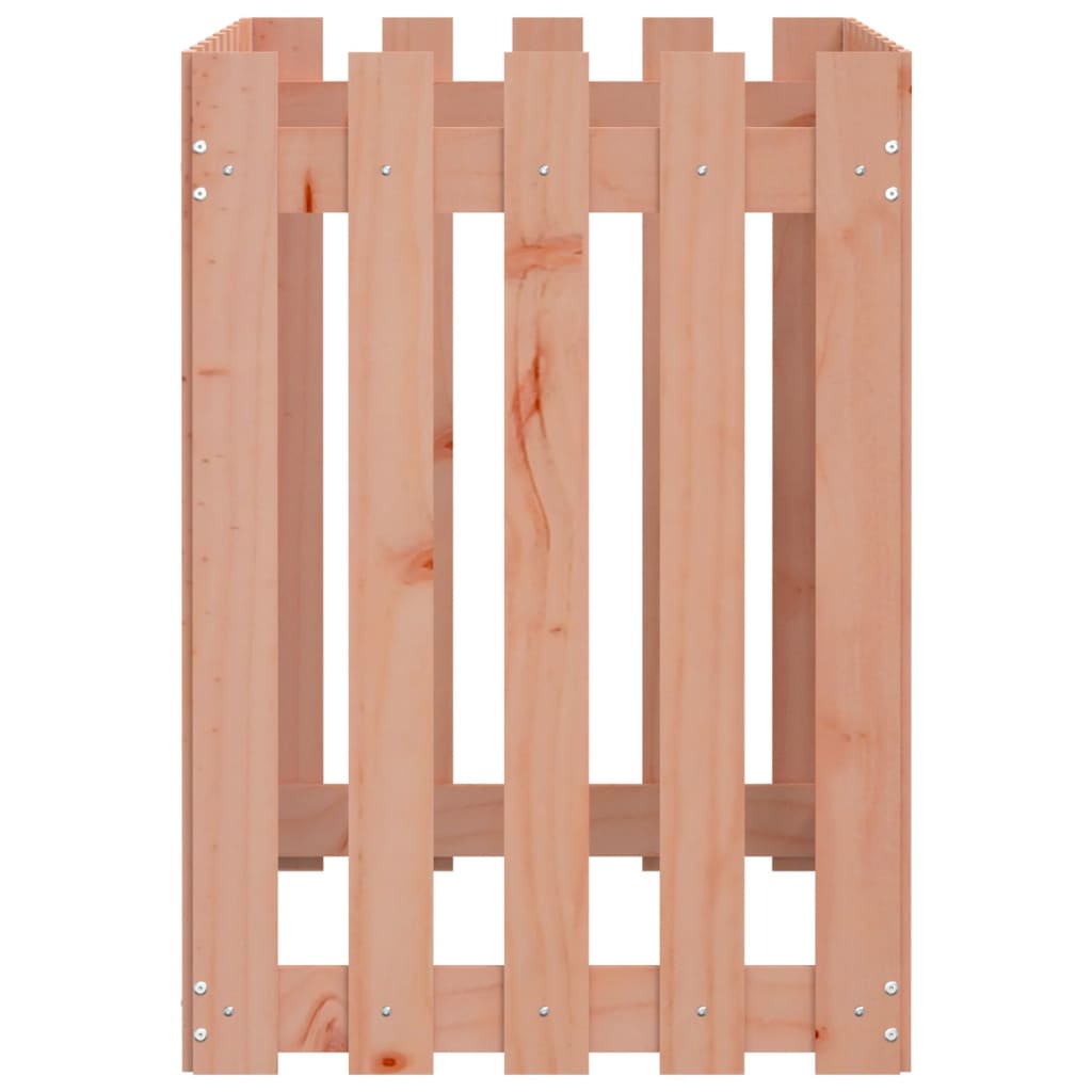 vidaXL Hochbeet Lattenzaun-Design 100x50x70 cm Massivholz Douglasie