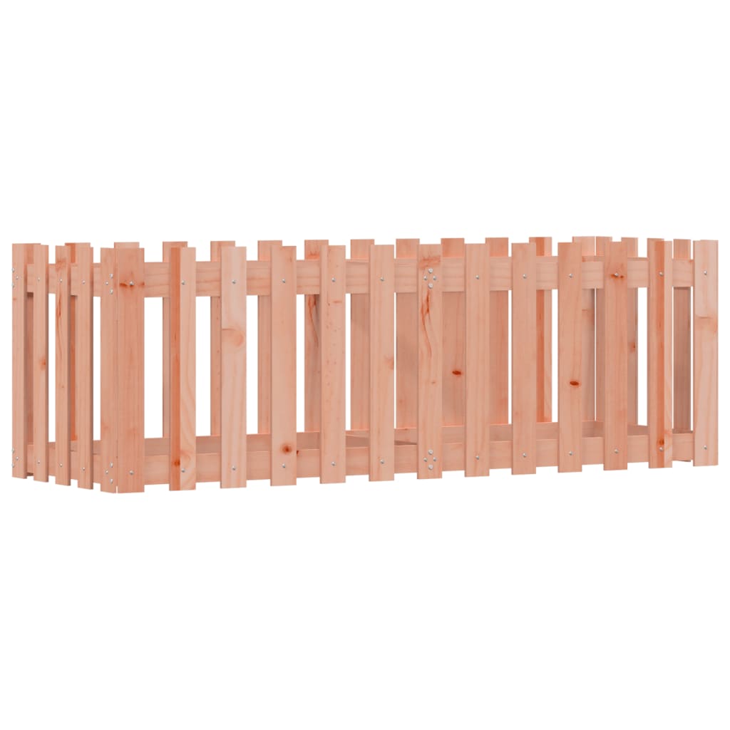 vidaXL Hochbeet Lattenzaun-Design 150x50x50 cm Massivholz Douglasie