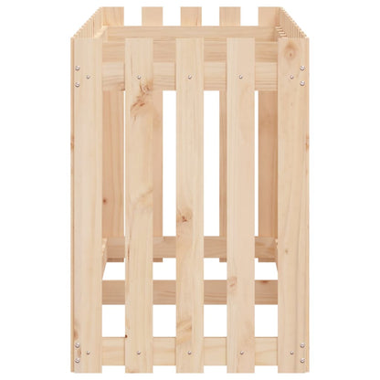 vidaXL Hochbeet Lattenzaun-Design 150x50x70 cm Massivholz Kiefer