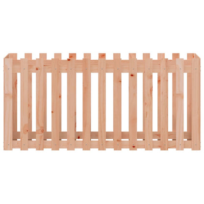 vidaXL Hochbeet Lattenzaun-Design 150x50x70 cm Massivholz Douglasie
