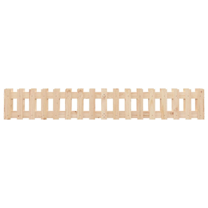 vidaXL Hochbeet Lattenzaun-Design 200x30x30 cm Massivholz Kiefer