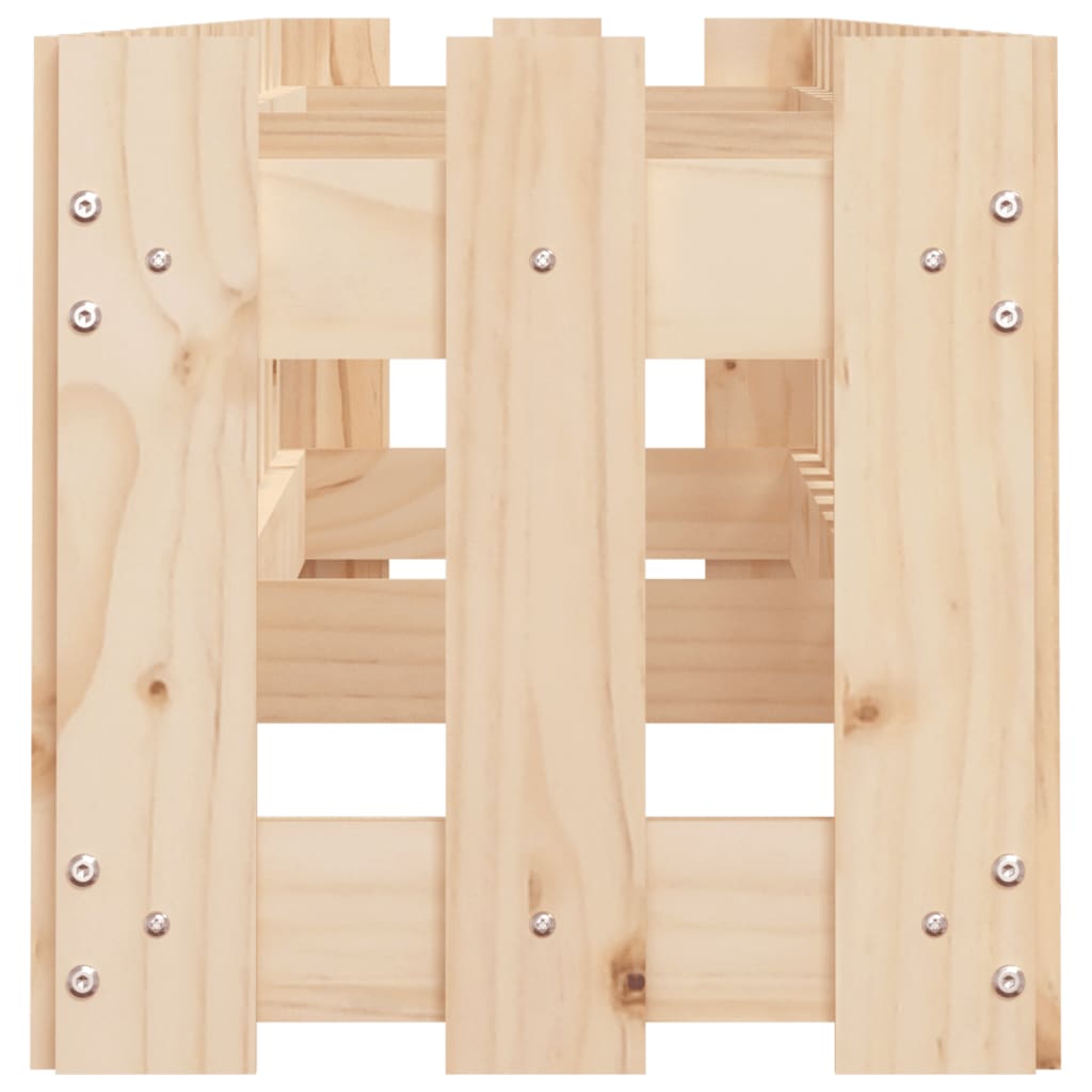vidaXL Hochbeet Lattenzaun-Design 200x30x30 cm Massivholz Kiefer