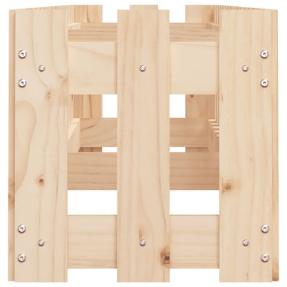 vidaXL Hochbeet Lattenzaun-Design 200x30x30 cm Massivholz Kiefer
