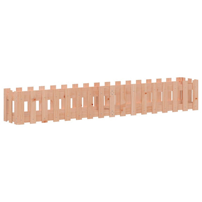 vidaXL Hochbeet Lattenzaun-Design 200x30x30 cm Massivholz Douglasie
