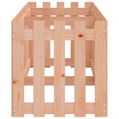 vidaXL Hochbeet Lattenzaun-Design 200x50x50 cm Massivholz Douglasie