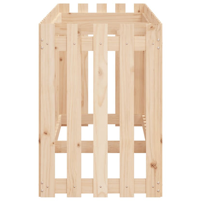 vidaXL Hochbeet Lattenzaun-Design 200x50x70 cm Massivholz Kiefer