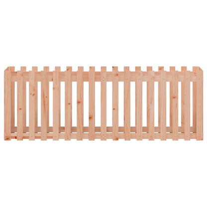 vidaXL Hochbeet Lattenzaun-Design 200x50x70 cm Massivholz Douglasie