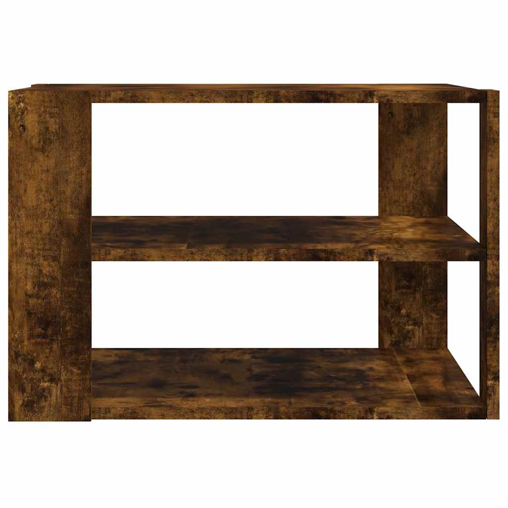vidaXL Couchtisch Räuchereiche 58x58x40 cm Holzwerkstoff