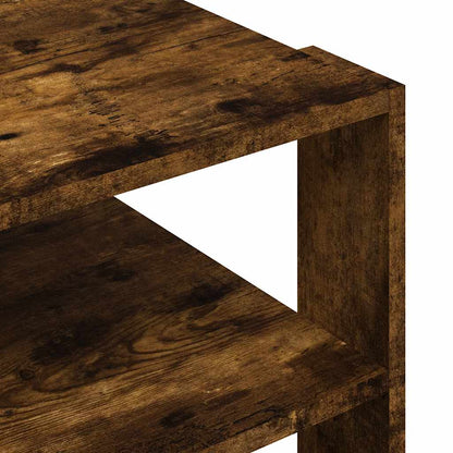vidaXL Couchtisch Räuchereiche 58x58x40 cm Holzwerkstoff
