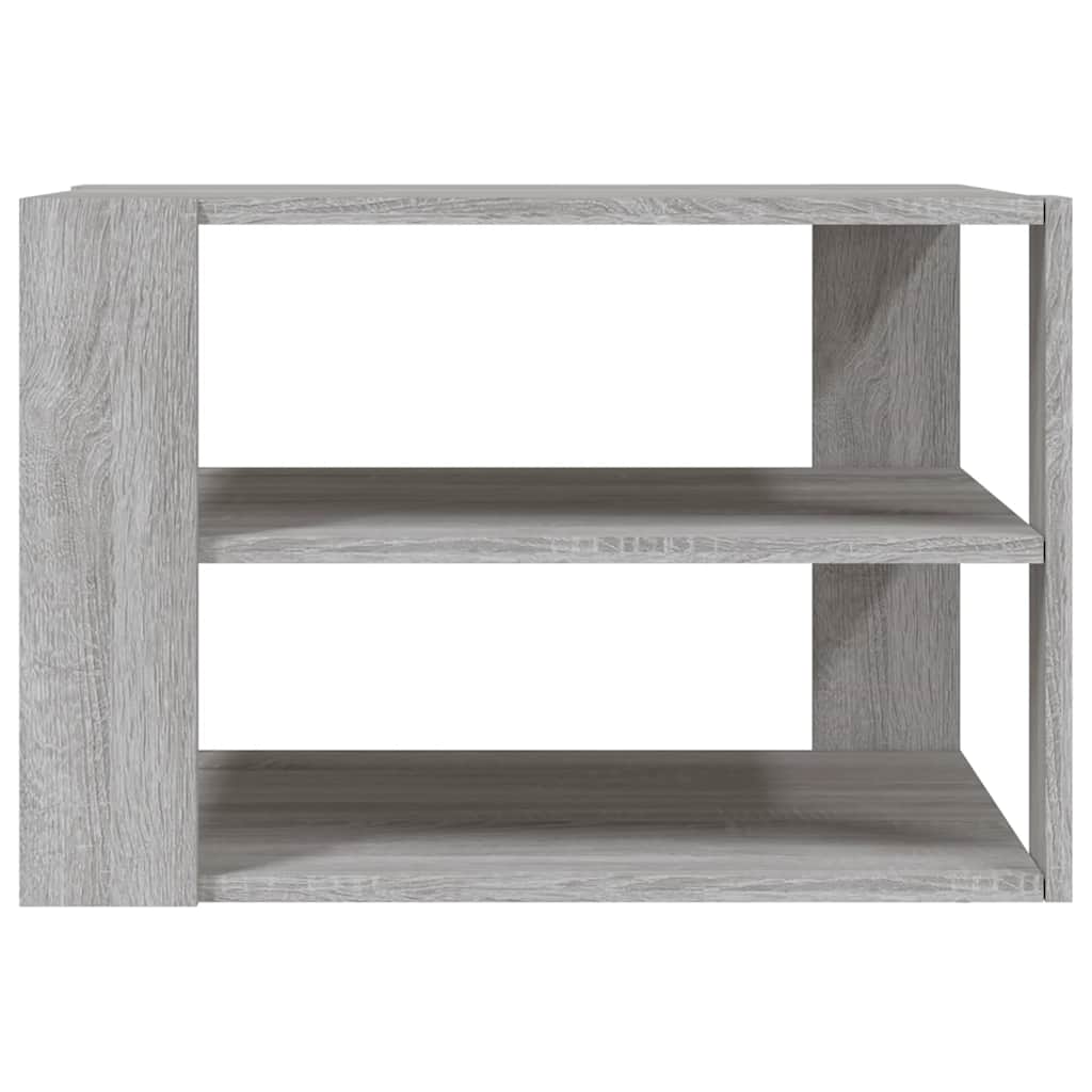 vidaXL Couchtisch Grau Sonoma 58x58x40 cm Holzwerkstoff