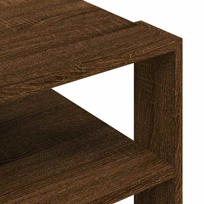 Couchtisch Braun Eichen-Optik 58x58x40 cm Holzwerkstoff