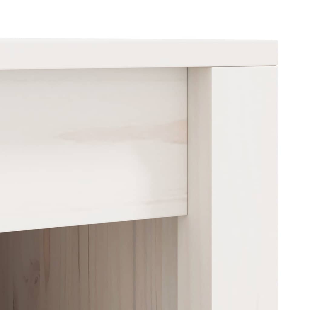 vidaXL Outdoor-Küchenschränke 2 Stk. Weiß Massivholz Kiefer