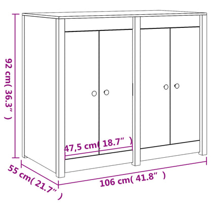 vidaXL Outdoor-Küchenschrank Massivholz Kiefer