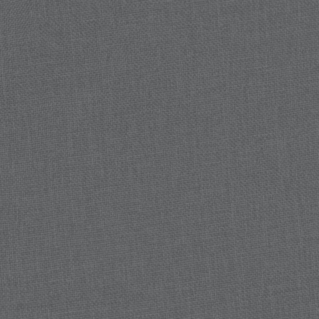 vidaXL Fauteuil club gris foncé en tissu