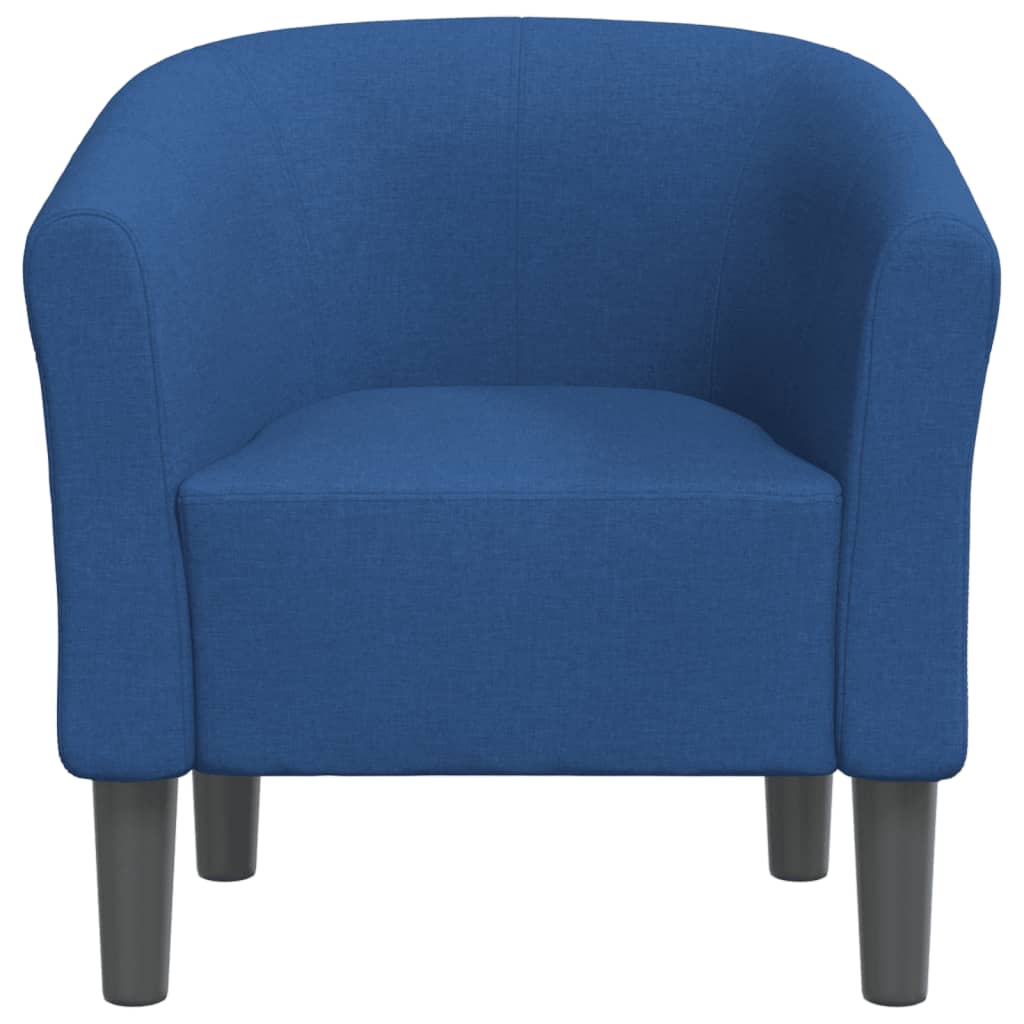 vidaXL Clubsessel Blau Stoff