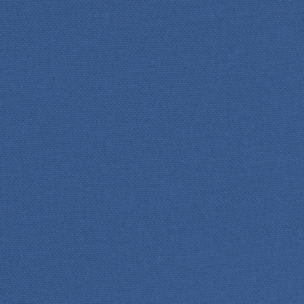 vidaXL Clubsessel mit Fußhocker Blau Stoff