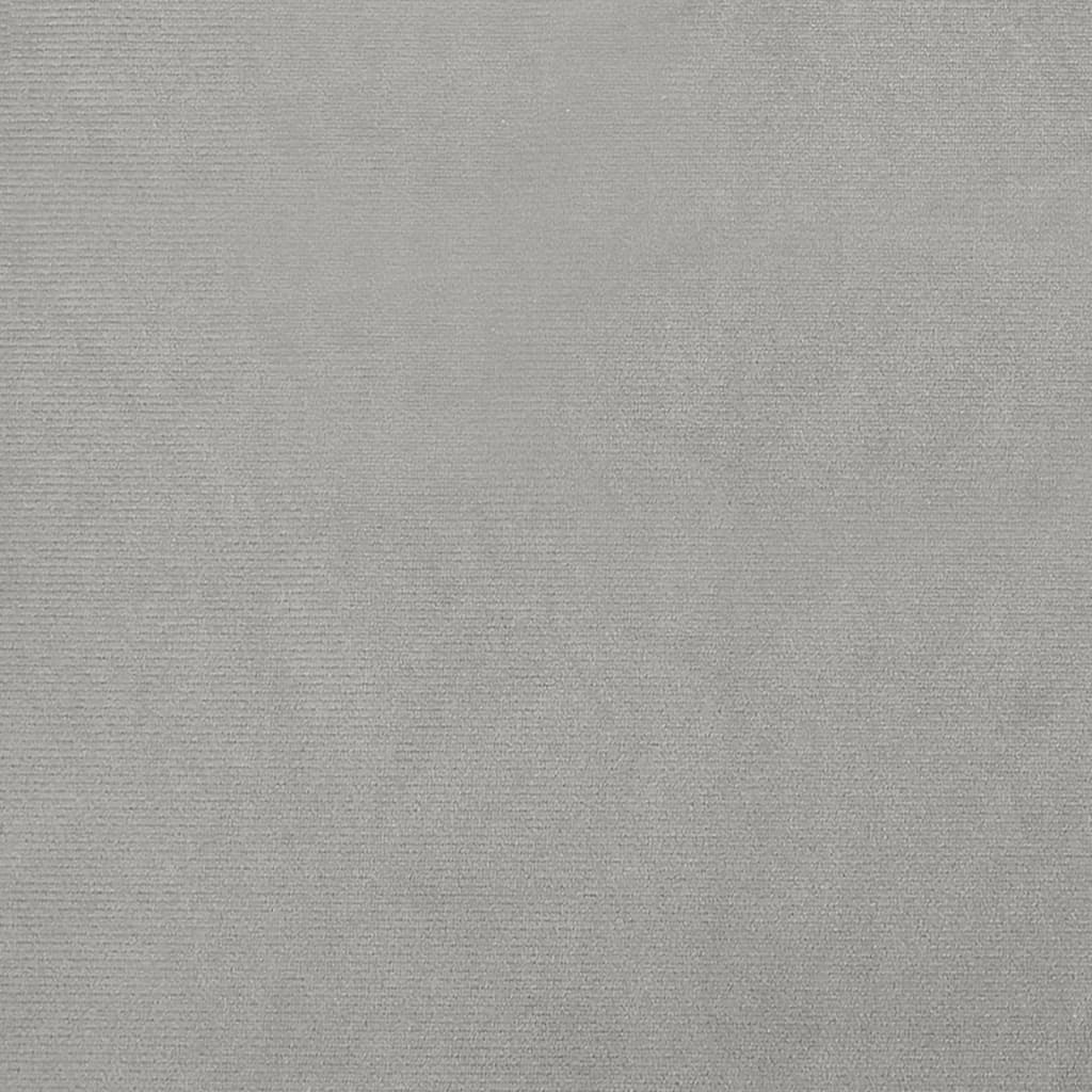 Clubsessel Hellgrau Samt