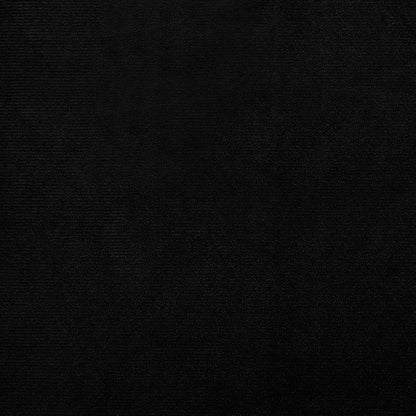 vidaXL Fauteuil club noir en velours