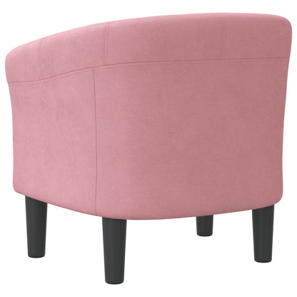 vidaXL Clubsessel Rosa Samt