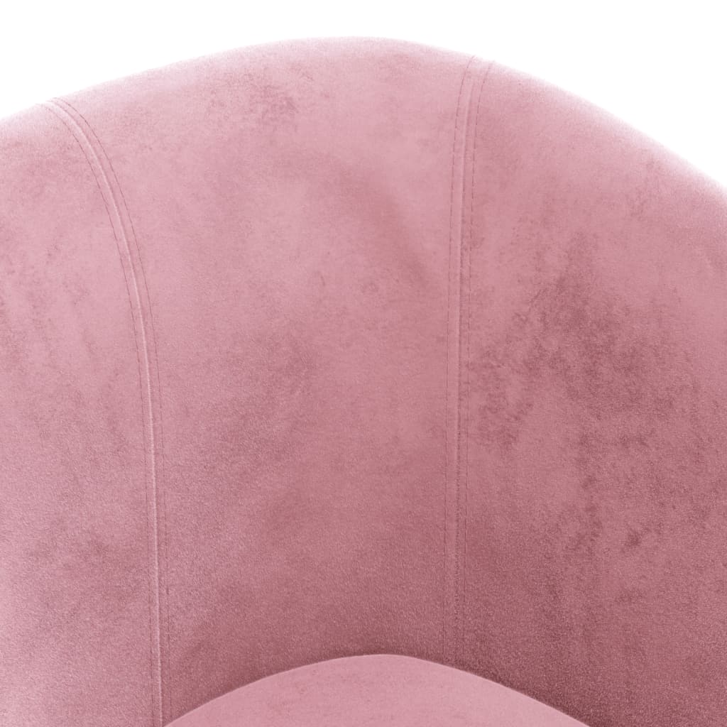 vidaXL Clubsessel Rosa Samt