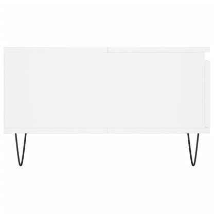 Couchtisch Weiß 90x60x35 cm Holzwerkstoff