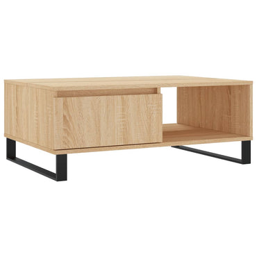 vidaXL Table basse chêne sonoma 90x60x35 cm en bois d'ingénierie