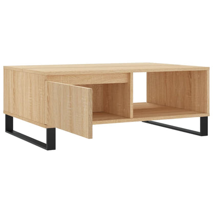vidaXL Table basse chêne sonoma 90x60x35 cm en bois d'ingénierie