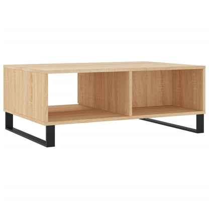 vidaXL Table basse chêne sonoma 90x60x35 cm en bois d'ingénierie