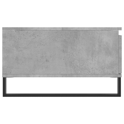 vidaXL Table basse gris béton 90x60x35 cm Aggloméré