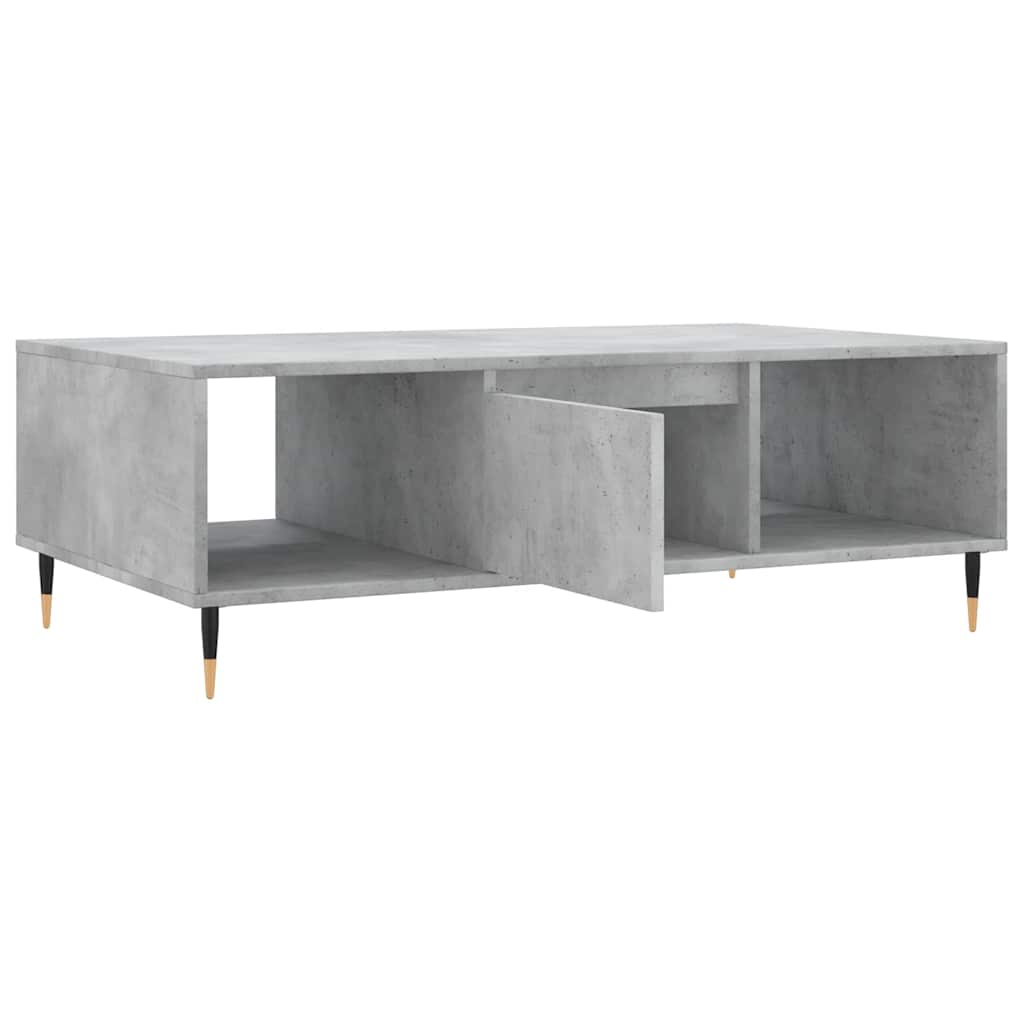 vidaXL Couchtisch Betongrau 104x60x35 cm Holzwerkstoff