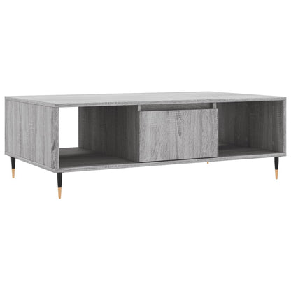vidaXL Couchtisch Grau Sonoma 104x60x35 cm Holzwerkstoff