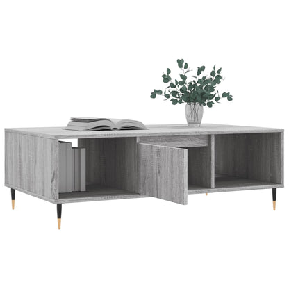 vidaXL Couchtisch Grau Sonoma 104x60x35 cm Holzwerkstoff