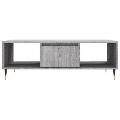 vidaXL Couchtisch Grau Sonoma 104x60x35 cm Holzwerkstoff