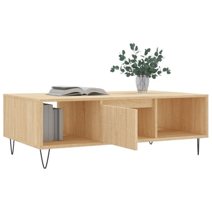 vidaXL Couchtisch Sonoma-Eiche 104x60x35 cm Holzwerkstoff