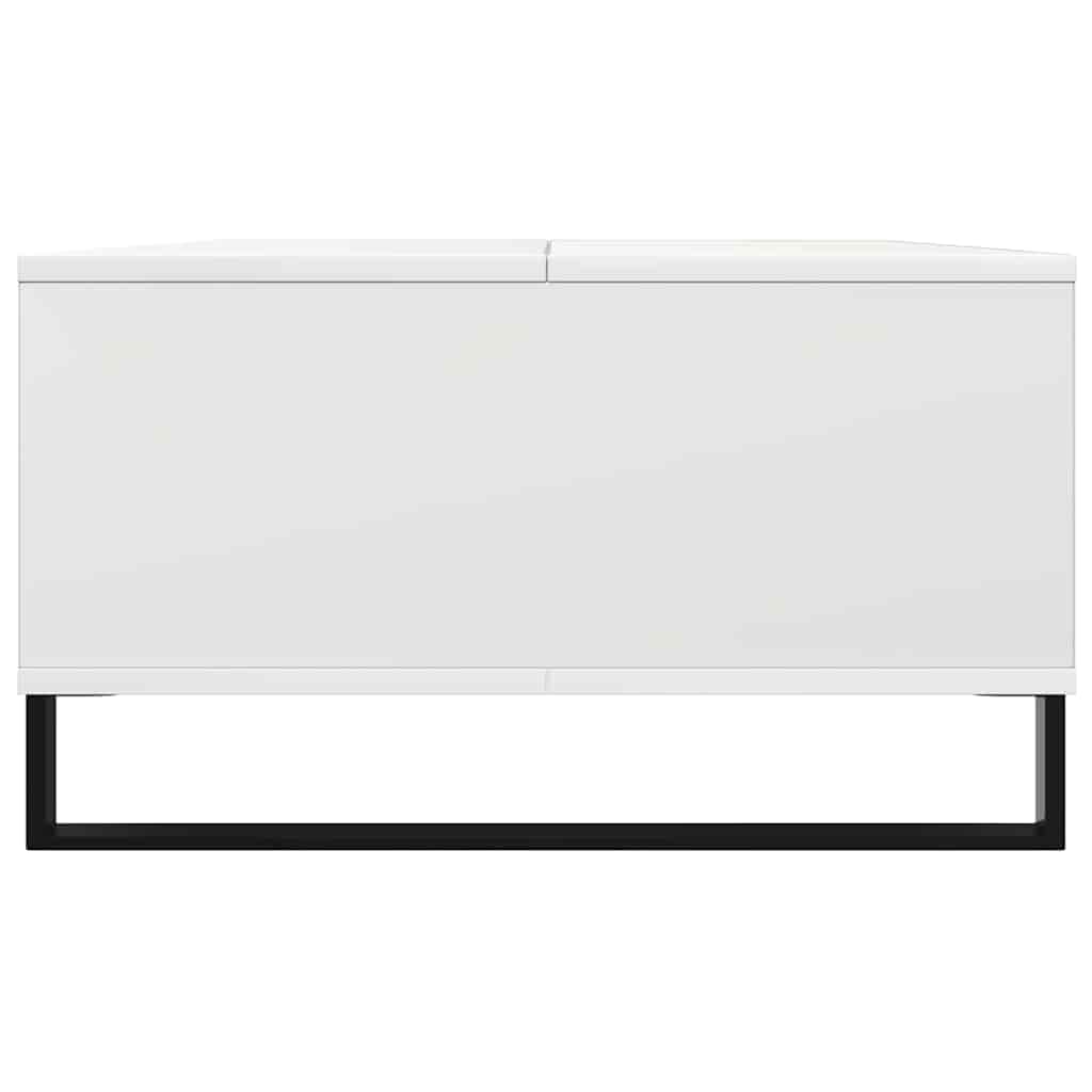 vidaXL Table basse blanc 104x60x35 cm Bois d'ingénierie