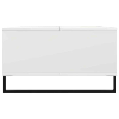 vidaXL Table basse blanc 104x60x35 cm Bois d'ingénierie