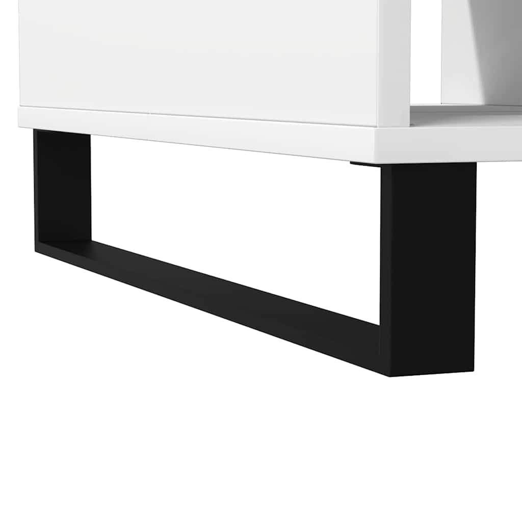vidaXL Table basse blanc 104x60x35 cm Bois d'ingénierie