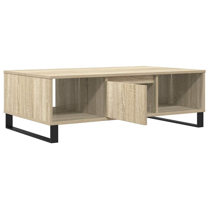 vidaXL Table basse chêne Sonoma 104x60x35 cm en bois d'ingénierie