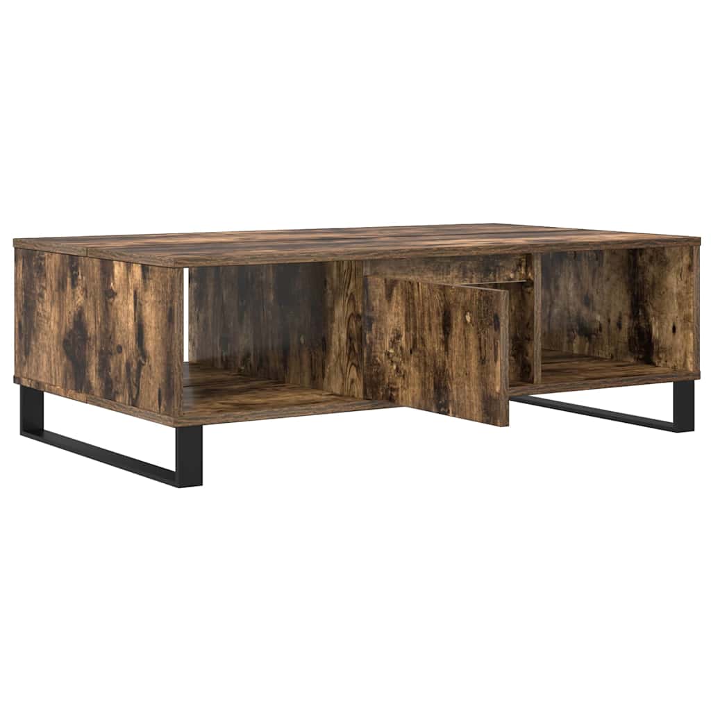 vidaXL Couchtisch Räuchereiche 104x60x35 cm Holzwerkstoff