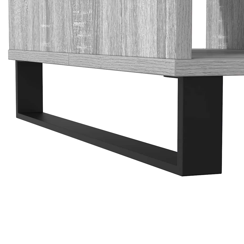 vidaXL Table basse gris Sonoma 104x60x35 cm Aggloméré