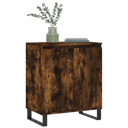 vidaXL Commode Chêne fumé 60x35x70 cm Bois d'ingénierie