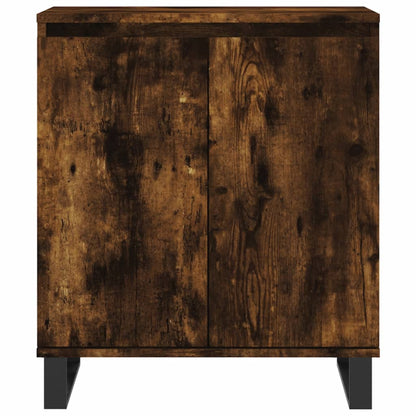 vidaXL Commode Chêne fumé 60x35x70 cm Bois d'ingénierie