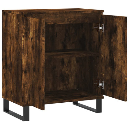 vidaXL Commode Chêne fumé 60x35x70 cm Bois d'ingénierie