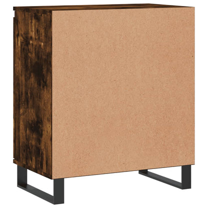 vidaXL Commode Chêne fumé 60x35x70 cm Bois d'ingénierie
