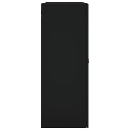 Wandschrank Schwarz 69,5x34x90 cm