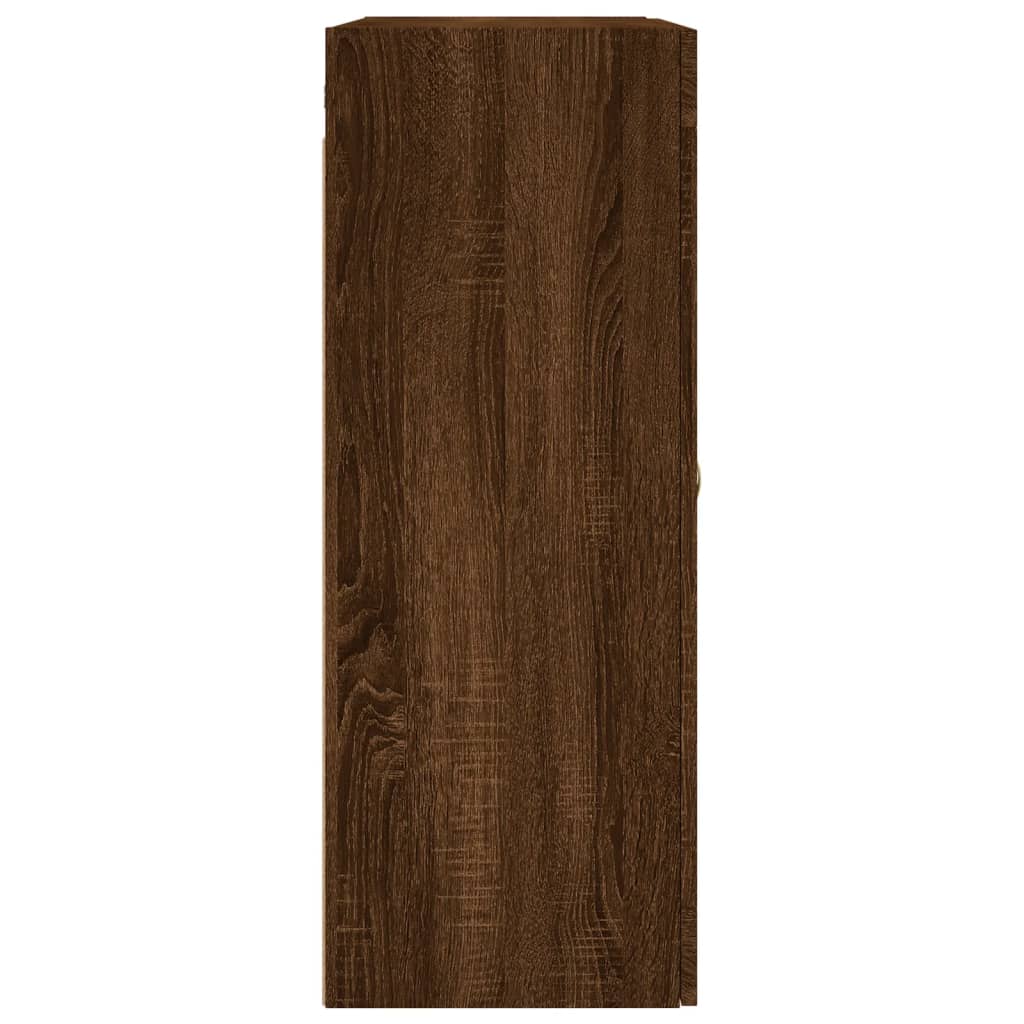 vidaXL Wandschrank Braun Eichen-Optik 69,5x34x90 cm