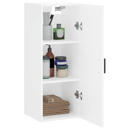 vidaXL Wandschrank Weiß 34,5x34x90 cm