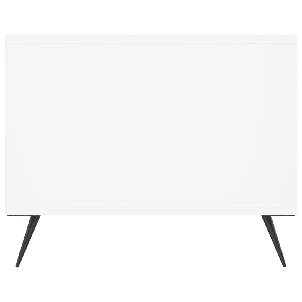 vidaXL Table basse Blanc 90x50x40 cm Bois d'ingénierie