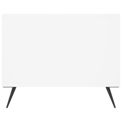 vidaXL Table basse Blanc 90x50x40 cm Bois d'ingénierie